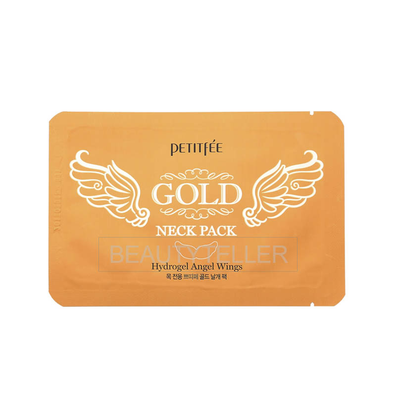 Гидрогелевые маски для шеи Petitfee Gold Neck Pack